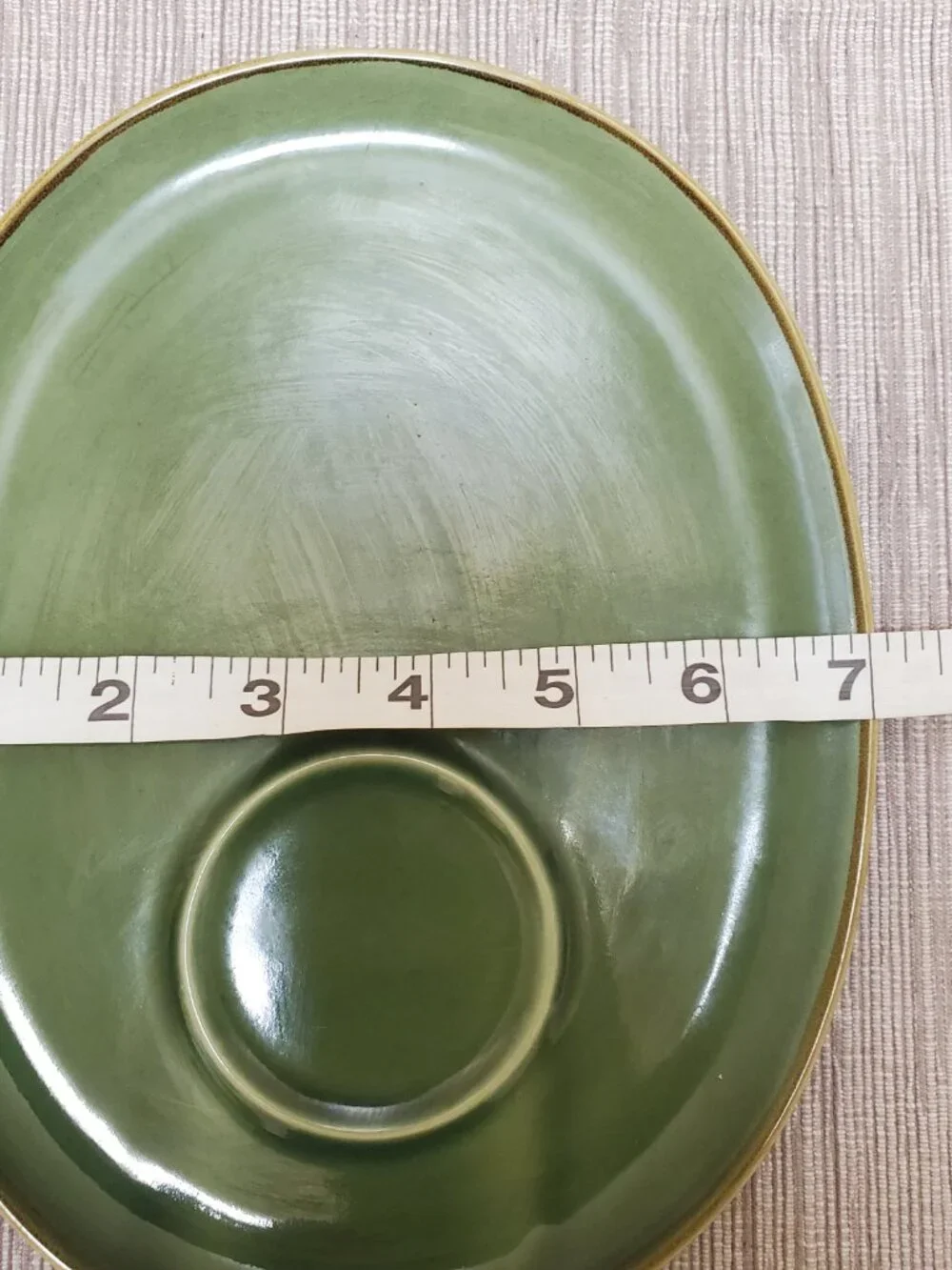 IKEA Cup and Biscuits Plate Holder - Green